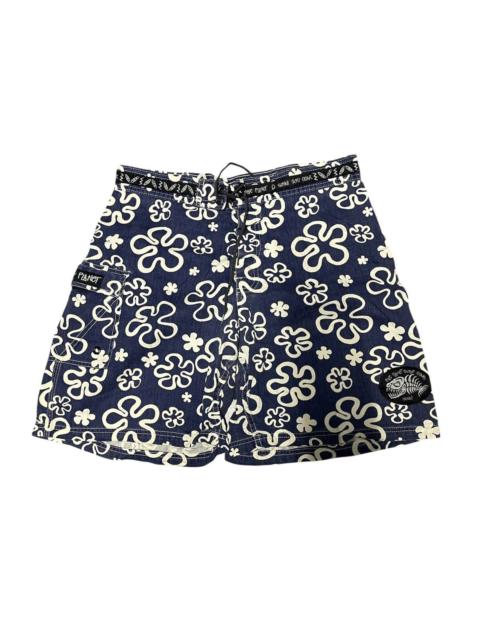 Other Designers Vintage Blue Planet Surf Gear Beach Short