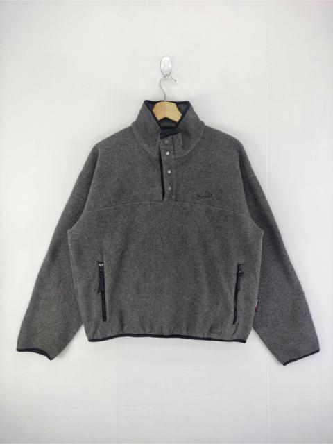 Other Designers Vintage Woolrich Fleece Sweater Half Snap Button