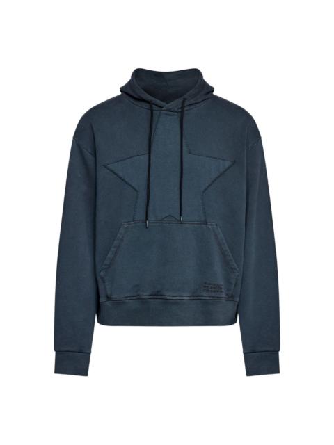 star-embroidered hoodie