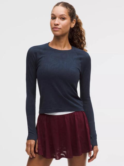 lululemon Swiftly Tech Long-Sleeve Shirt 2.0 Waist Length *Paisley