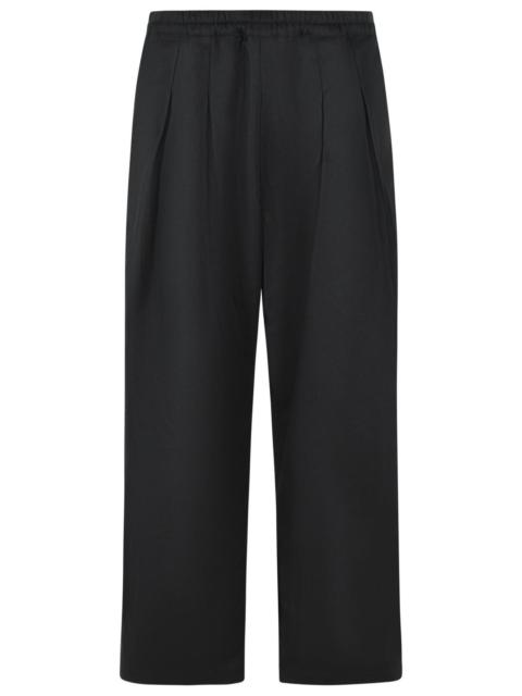 Maison Margiela Maison Margiela Black Polyester And Cotton Pants