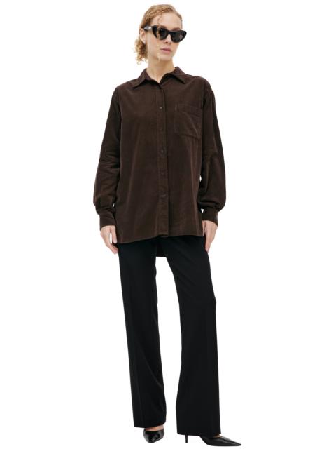 The Row CORDUROY BUTTON-DOWN SHIRT