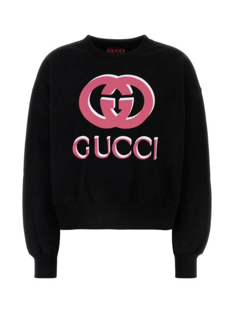 GUCCI Gucci Women Black Cotton Sweatshirt