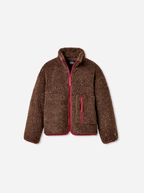 UGG ® Women's Marlene Confetti Jacket Polyester Tops in Cola