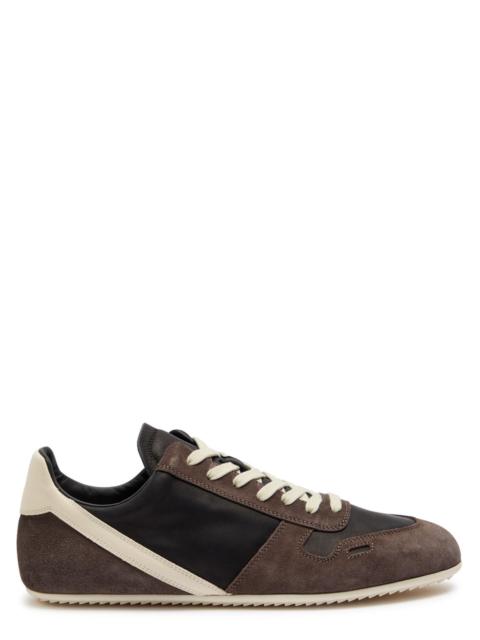 Rick Owens Rick Owens Panelled Suede and Leather Sneakers