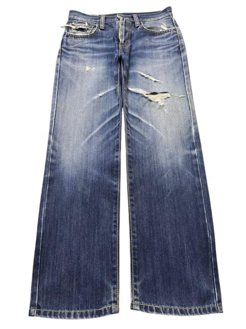 Other Designers Vintage Edwin 402 Blue Faded Wash Distress Style Jeans