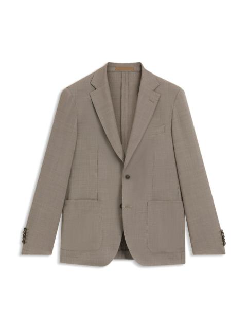 BOSS SLIM-FIT BLAZER IN VIRGIN WOOL AND SILK