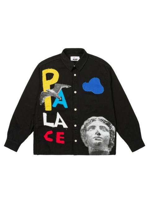 PALACE PIGMENT P3 CREW BLACK | palace | REVERSIBLE