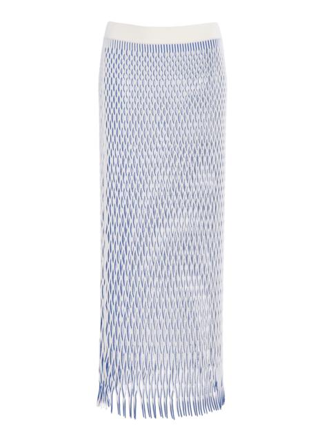 SIMKHAI Aldridge Knit Midi Skirt multi