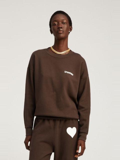 SPRWMN AMERICANO COTTON LOGO SWEATSHIRT
