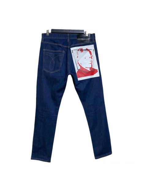 Raf Simons Calvin Klein Andy Warhol By Raf Simons Raw Denim Jeans
