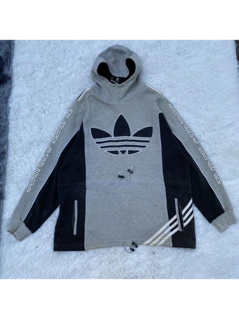 adidas Vintage Adidas Three Stripes Hoodie Pullover