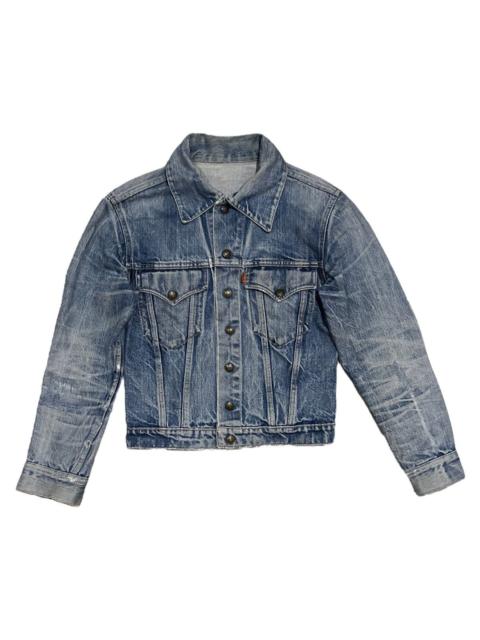 Levi's VERY RARE VINTAGE JACKET DENIM TRUCKER LEVIS JEANS DISTRESSE