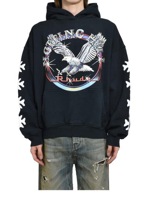 Rhude NOTTING HILL EAGLE HOODIE / VTG BLK