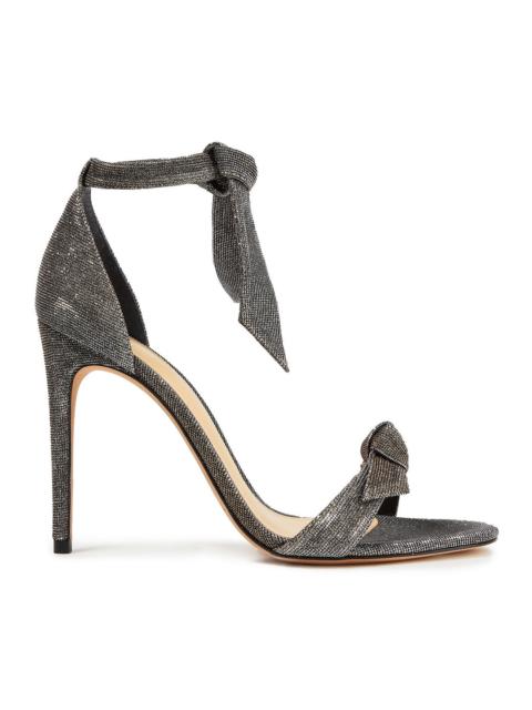 ALEXANDRE BIRMAN Clarita bow-detailed lamé sandals
