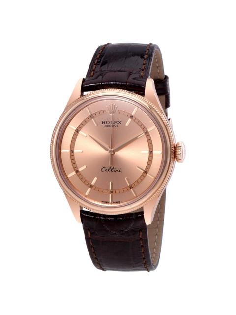 ROLEX Rolex Cellini Pink Dial 18K Everose Gold Men's Watch 50505PKSBRL