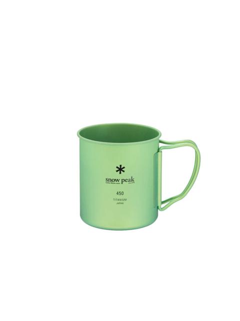 snow peak Ti-Single 450 Anodized Cup 'Green'
