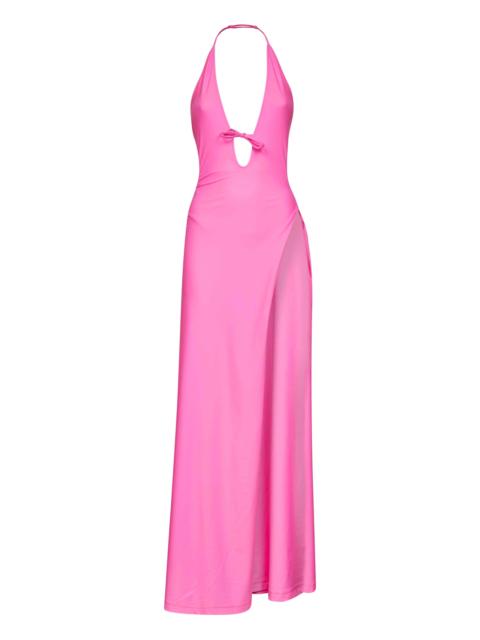 BALENCIAGA Pink asymmetric dress BB