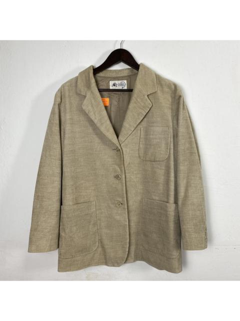 Other Designers Oxxford Clothes - Vintage Oxford Traditional Khaki Blazer J0176