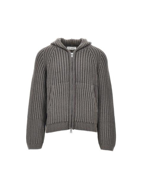 Our Legacy Our Legacy 'Level' Hooded Cardigan Grey Men