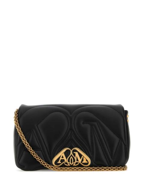 Alexander McQueen Alexander Mcqueen Women Black Leather Small Seal Shoulder Bag