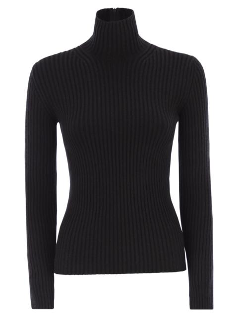 Max Mara Maxmara Women Aral1234 - Ribbed Wool And Cashmere Turtleneck Jumper