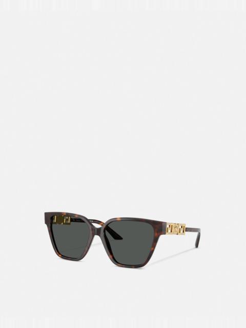 VERSACE Greca Strass Butterfly Sunglasses