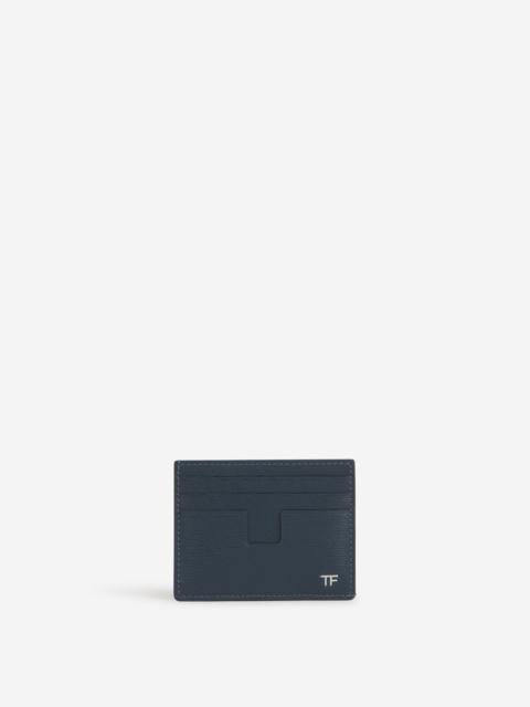 TOM FORD LOGO LEATHER CARD HOLDER