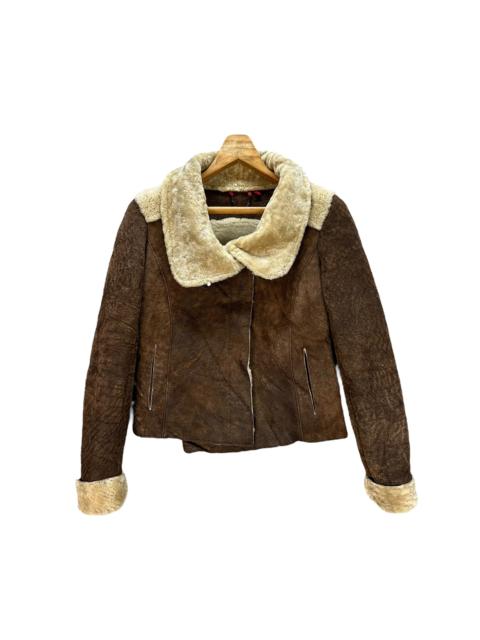Other Designers Genuine Leather - DOMA LEATHER Jacket Women's Shearling Jacket #1511-A62