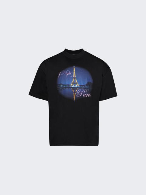 VETEMENTS Night In Paris Oversized Tee Washed Black