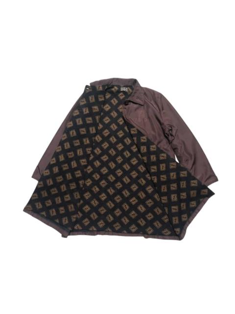 FENDI Vintage Fendi Mare Big Logo Monogram FF Lining TrenchCoat