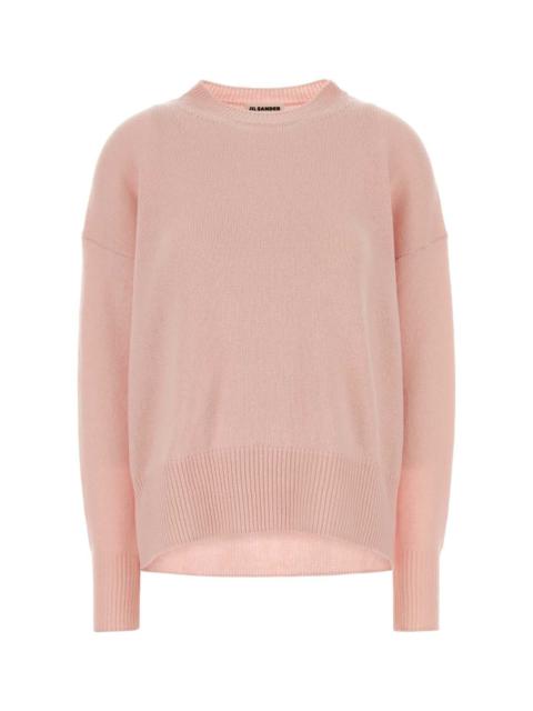 Jil Sander Jil Sander Women Pink Cashmere Oversize Sweater