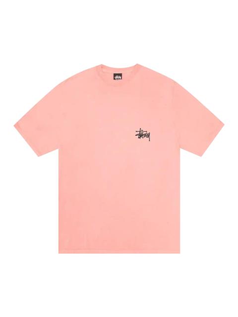 Stussy Basic Pigment Dyed Short-Sleeve Tee 'Coral'