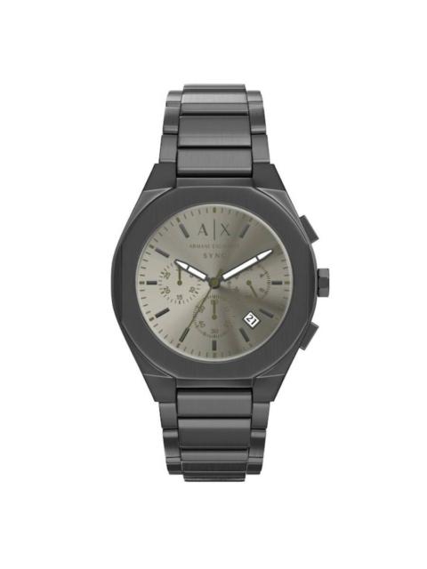 Other Designers Armani Exchange Sync Chronograph Gray Dial Quartz Men's Watch AX4296