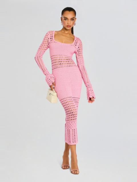 RETROFÊTE AIRIE KNIT CROCHET DRESS