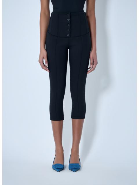 JACQUEMUS Jacquemus Women High-Waisted Buttoned Cycling Pants