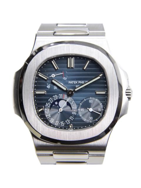 Patek Philippe Pre-owned Patek Philippe Nautilus Blue Dial Men's Watch 5712/1A-001