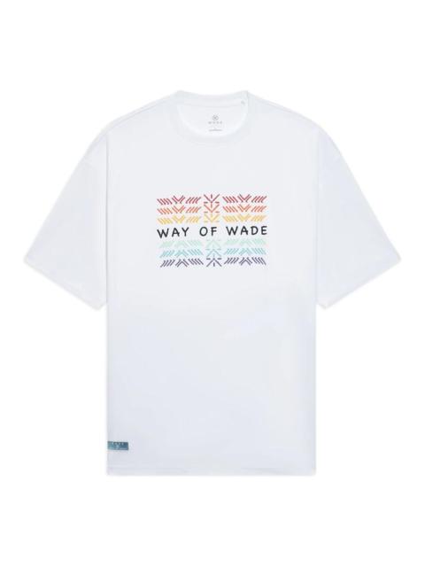 Li-Ning Li-Ning Way Of Wade Graphic Loose Fit T-shirt 'White' AHSS431-2