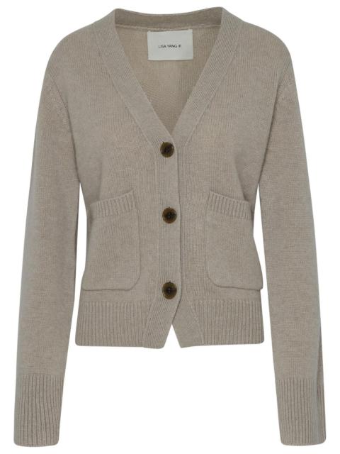 LISA YANG Lisa Yang Beige Cashmere Danni Cardigan Women