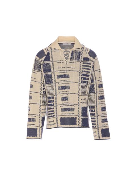 Vivienne Westwood Vivienne Westwood Men Vivienne Logo Checked Polo Sweater