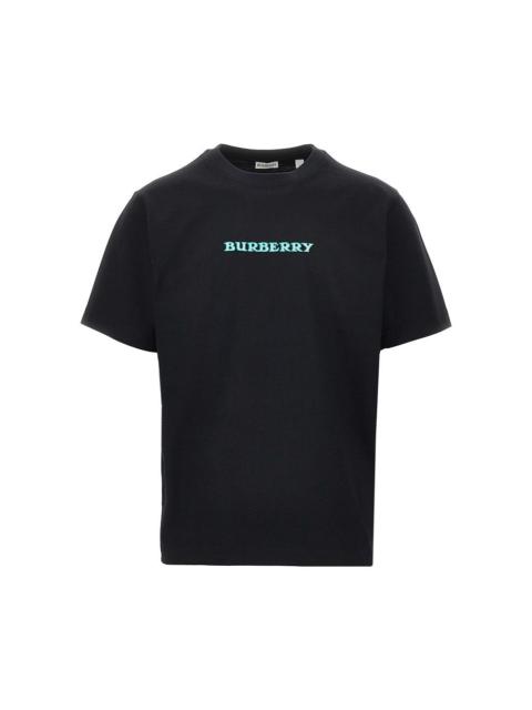 Burberry Burberry Men Heritage Logo Print T-Shirt