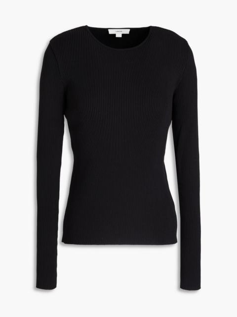 Other Designers Ribbed cotton-blend sweater