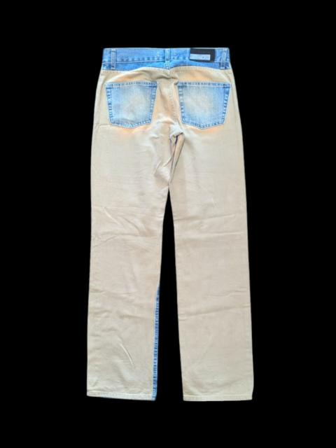 Other Designers If Six Was Nine Multicolour Denim Jeans Blue Beige Y2K VTG