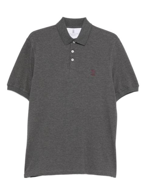 Brunello Cucinelli Brunello Cucinelli Men Logo Cotton Polo Shirt