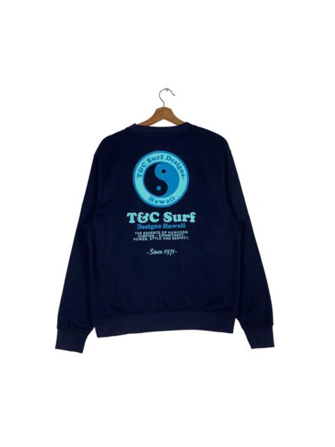 Other Designers Japanese Brand - T&C SURF Designs Hawaii Big Logo Sweatshirt #1383-C62