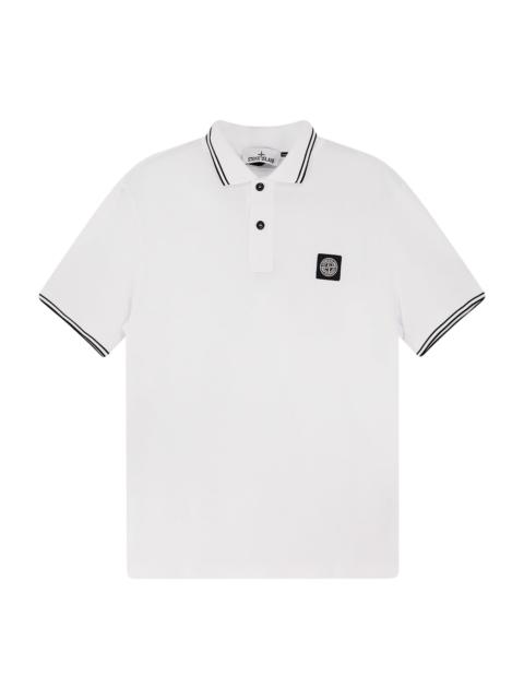 Stone Island Stretch Organic Cotton Polo Shirt