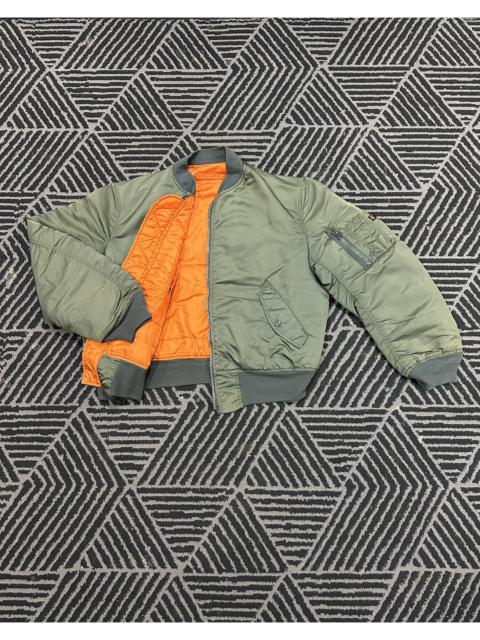 Other Designers Vintage ALPHA INDUSTRIES Reversible Bomber Jacket