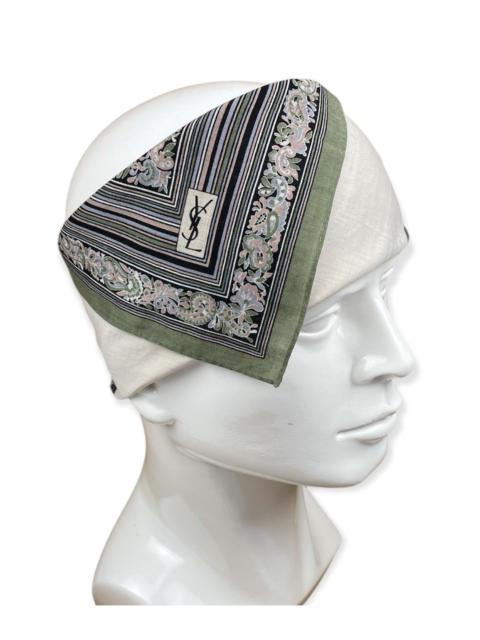 Other Designers Vintage - YVES SAINT LAURENT BANDANA HANDKERCHIEF NECKERCHIEF HC 0381