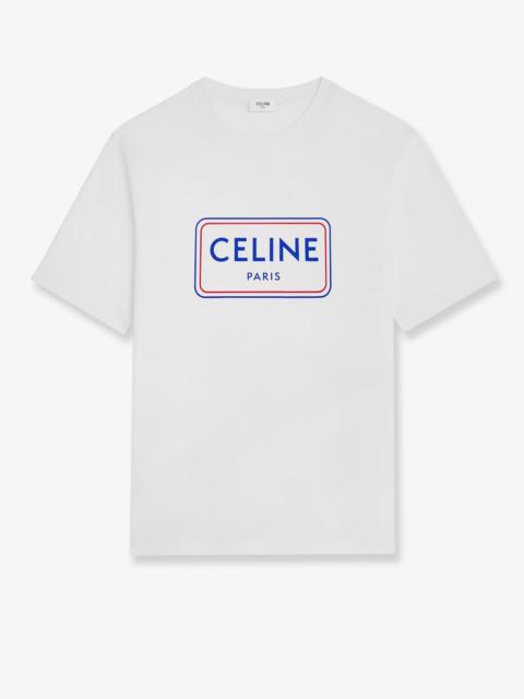 CELINE Celine Women Cotton T-Shirt With Logo Print