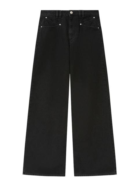 Isabel Marant COTTON DENIM "LEMONY" PANTS